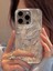 Apple iPhone 14 Pro Uyumlu Tüylü Kelebek Hologramlı Kılıf Darbeye Karşı Dayanıklı Kapak 3