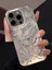 Apple iPhone 14 Pro Uyumlu Tüylü Kelebek Hologramlı Kılıf Darbeye Karşı Dayanıklı Kapak 4