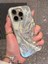 Apple iPhone 14 Pro Uyumlu Tüylü Kelebek Hologramlı Kılıf Darbeye Karşı Dayanıklı Kapak 5