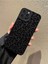 Iphone 15 Pro Uyumlu Kılıf Mat Siyah Leopar Desenli Yumuşak Kamera Korumalı Kapak 4