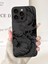 Iphone 15 Pro Uyumlu Kılıf Mat Siyah Ejderha Desenli Yumuşak Kamera Korumalı Kapak 1