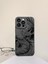 Iphone 15 Pro Uyumlu Kılıf Mat Siyah Ejderha Desenli Yumuşak Kamera Korumalı Kapak 5