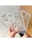 Apple iPhone 15 Plus-14 Plus Uyumlu Fiyonk Desenli Şeffaf Kılıf Simli Darbeye Karşı Dayanıklı Kapak 5
