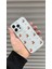 Apple iPhone 16 Pro Max Uyumlu Epoksi Kiraz Desenli Şeffaf Kılıf Simli Darbeye Karşı Dayanıklı Kapak 3