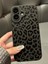 Iphone 16 Uyumlu Kılıf Mat Siyah Leopar Desenli Darbelere Dayanıklı Yumuşak Kamera Korumalı Kapak 1