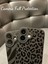 Iphone 16 Uyumlu Kılıf Mat Siyah Leopar Desenli Darbelere Dayanıklı Yumuşak Kamera Korumalı Kapak 2