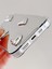 Iphone 12/12PRO Uyumlu Aynalı Uyumlu Kılıf Gümüş Kalp Tasarımlı Şık Darbelere Karşı Dayanıklı Kapak 5