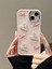 Apple iPhone 13-14 Uyumlu Kılıf Kurdele ve Kalp Figürlü Darbeye Karşı Dayanıklı Sert Silikon Kapak 2