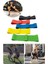 5 Li Set Aerobik Bandı Fitness Egzersiz Plates Direnç Lastiği Crossfit Kas Germe ve Jimnastik Seti 4