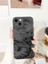 Iphone 13-14 Uyumlu Kılıf Mat Siyah Ejderha Desenli Dayanıklı Yumuşak Kamera Korumalı Kapak 1