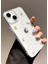 Apple iPhone 13-14 Uyumlu Kılıf Simli Gül Darbeye Karşı Dayanıklı Yumuşak Silikon Kapak 3