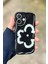 Iphone 16 Plus Uyumlu Kılıf New Flower Desenli Darbelere Karşı Dayanıklı Yumuşak Silikon Kapak Siyah 2