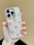 Apple iPhone 15 Pro Max Uyumlu Fiyonk Desenli Şeffaf Kılıf Simli Darbeye Karşı Dayanıklı Kapak 1