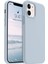 Apple iPhone 12/12PRO Kılıf Kadife Lansman Soft Yumuşak Liquid Silikon Kamera Korumalı Kapak Bebe 1