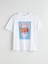 Yeni Sezon Bisiklet Yaka Baskili Oversize Kadin Tisort - S5PN95Z8 5