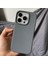 Iphone 14 Pro Max Kılıf Kadife Lansman Soft Yumuşak Liquid Silikon Kamera Korumalı Kapak Gri 1