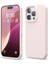 Apple iPhone 16 Pro Kılıf Kadife Lansman Soft Yumuşak Liquid Silikon Kamera Korumalı Kapak Kum Pembe 1