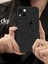 Iphone 13-14 Uyumlu Kılıf Mat Siyah Harita Desenli Darbelere Dayanıklı Yumuşak Kamera Korumalı Kapak 3