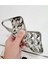 Iphone 11 Uyumlu Kılıf Krom Gümüş Kalp Şık Darbelere Karşı Dayanıklı Yumuşak Silikon Kapak 2