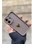 Iphone 16 Uyumlu Kılıf 3D Gold Kalp Darbelere Dayanıklı Yumuşak Kamera Korumalı Kapak Kahve 1