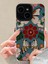 Iphone 13-14 Uyumlu Kılıf Vintage Çiçek Desenli Kamera Korumalı Zarif Yumuşak Silikon Kapak 1
