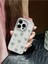 Apple iPhone 13 Pro Max Uyumlu Fiyonk Desenli Şeffaf Kılıf Simli Darbeye Karşı Dayanıklı Kapak 1