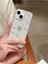 Apple Iphone 15 Uyumlu Kılıf Inci Kalpli Fiyonk Şeffaf Kılıf Simli Darbeye Karşı Dayanıklı Kapak 3