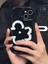 Iphone 13-14 Uyumlu Kılıf New Flower Desenli Darbelere Karşı Dayanıklı Yumuşak Silikon Kapak Siyah 1