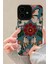 iPhone 11 ile Uyumlu Kılıf Vintage Çiçek Desenli Kamera Korumalı Estetik Zarif Yumuşak Silikon Kapak 1