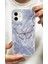 Iphone 12/12PRO Uyumlu Kılıf Tüylü Kelebek Hologramlı Kılıf Darbeye Karşı Dayanıklı Kapak 1