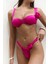 Larasis Çiçek Detaylı Fuşya Bikini Altı 3