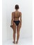 Bintang Ayarlanabilir Üçgen Siyah Bikini Üstü 5