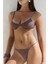 Dharma Renk Bloklu Kahve Bikini Altı 4