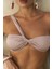 Balisya Tek Omuz Asimetrik Lila Bikini Üstü 4