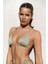 Cahya Bağlamalı Yeşil Üçgen Bikini Üstü 3