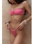 Lahla Büzgü Detaylı Kalın Bant Pembe Bikini Altı 4