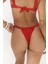 Larasis Çiçek Detaylı Kırmızı Bikini Altı 3