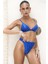 Bagus Kalın Bantlı Brezilyan Mavi Bikini Altı 1