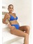 Bagus Kalın Bantlı Brezilyan Mavi Bikini Altı 5