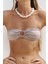 Zahira Ön Halka Detay Straplez Lila Bikini Üstü 4