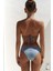 Ayunah Bağlamalı Halka Detay Mavi Bikini Üstü 5