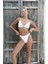 Bagus Askılı Üçgen Beyaz Bikini Üstü 2