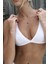 Bagus Askılı Üçgen Beyaz Bikini Üstü 4