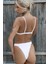Bagus Askılı Üçgen Beyaz Bikini Üstü 5