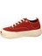 Kadın Bağcıklı Sneaker Bordo - 36 4