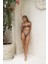 Zahira Ön Halka Detay Straplez Kahve Bikini Üstü 1