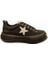 Kadın Bağcıklı Sneaker Siyah - 38 1