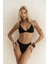Bagus Kalın Bantlı Brezilyan Siyah Bikini Altı 2