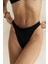Bagus Kalın Bantlı Brezilyan Siyah Bikini Altı 3