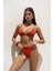 Bagus Askılı Üçgen Kırmızı Bikini Üstü 5